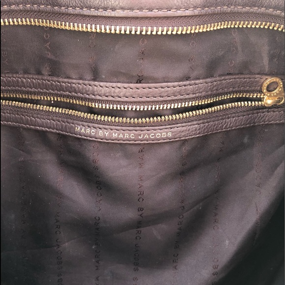 Leather over shoulder tote bag MBM - Picture 6 of 6